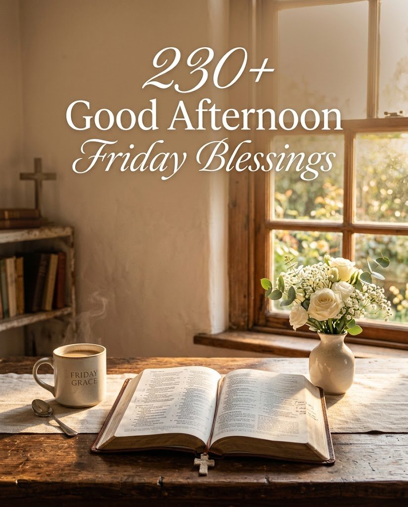 Good Afternoon Friday Blessings with warm Friday afternoon sunlight