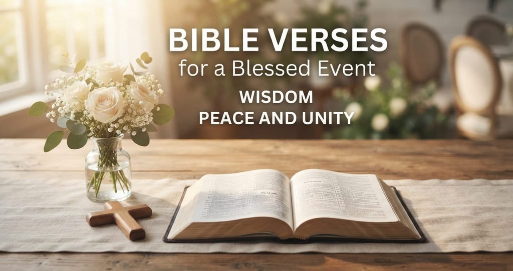 Bible verses for a successful and blessed event