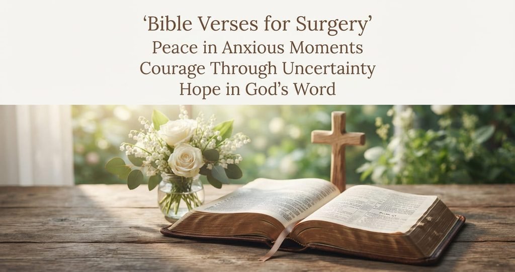 Bible verses for strength and peace before surgery