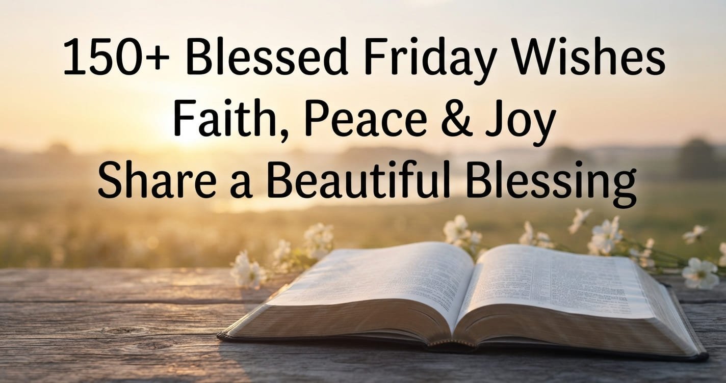 150+ blessed Friday wishes for faith peace and joy