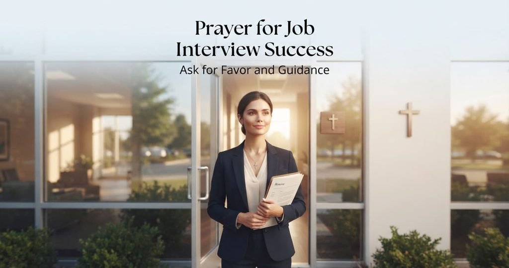 Catholic prayer for job interview success, favor and God's guidance