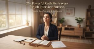 30+ Catholic prayers for a job interview