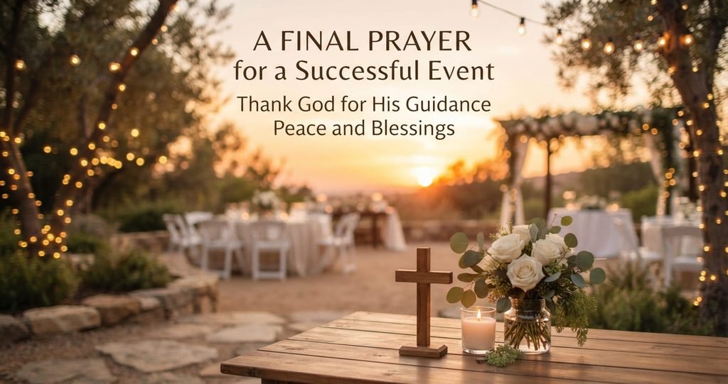 Peaceful event preparation with Bible and flowers