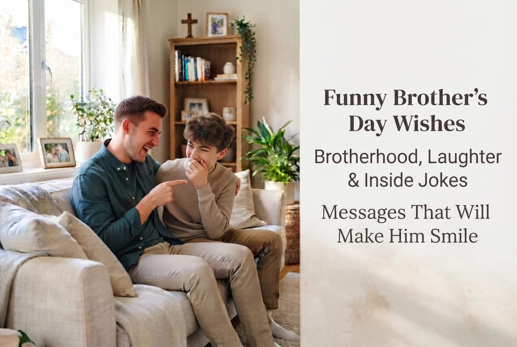 Funny Brother's Day wishes and messages for brothers