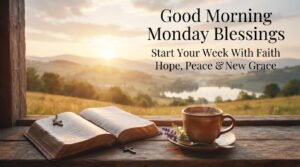 Good Morning Monday Blessings for a Blessed New Week