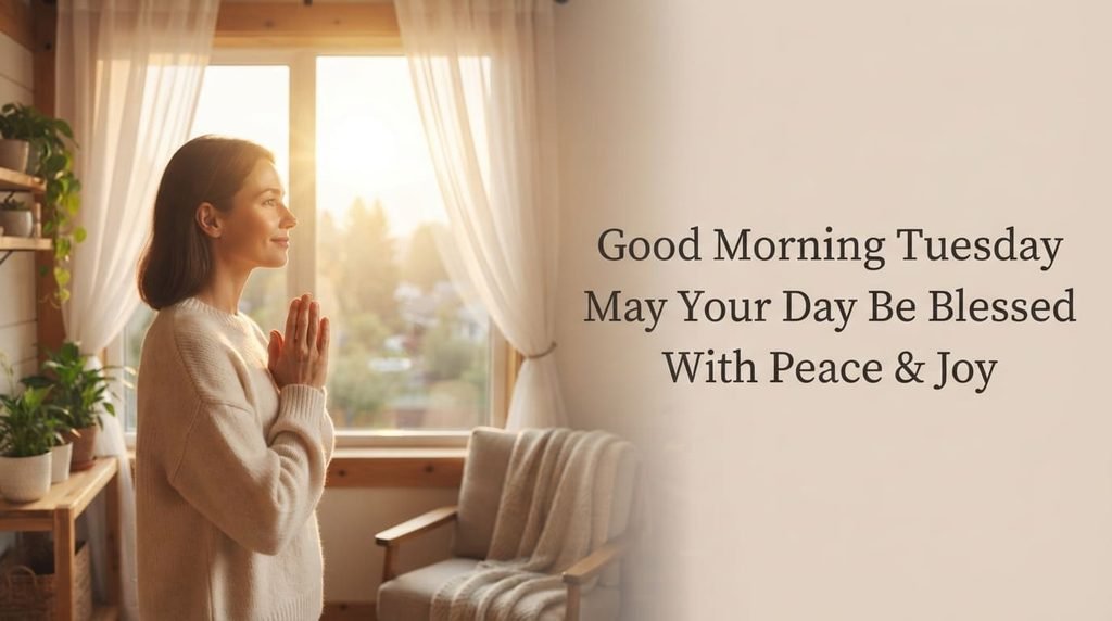Good Morning Tuesday blessings with peace and joy