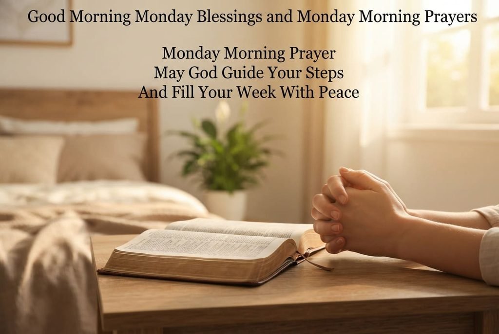 Monday morning prayer for a peaceful and blessed week