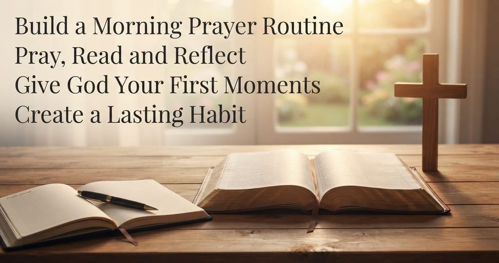 Simple morning prayer routine for building a consistent habit