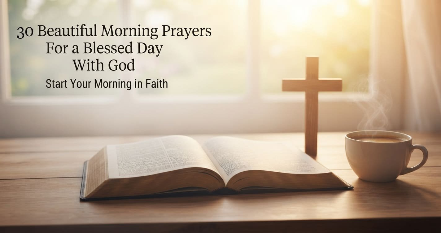 30 beautiful morning prayers for a blessed day with God