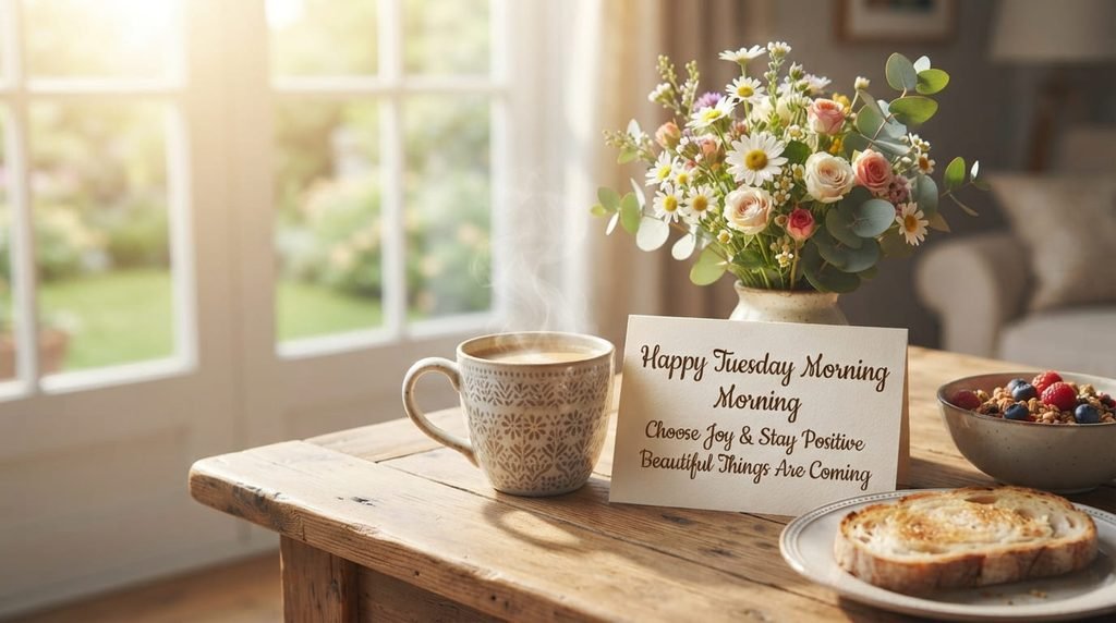 Positive Tuesday morning blessings and wishes