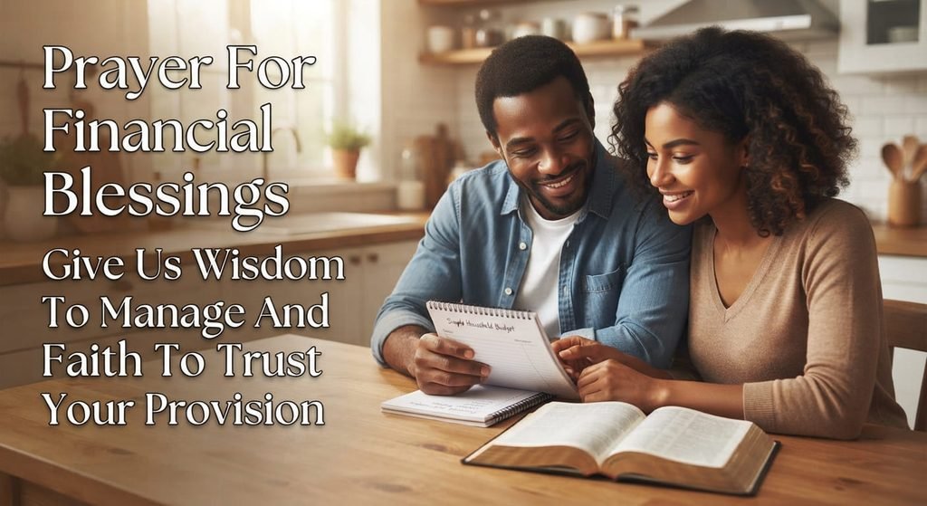 Prayer for financial blessings, provision and wisdom