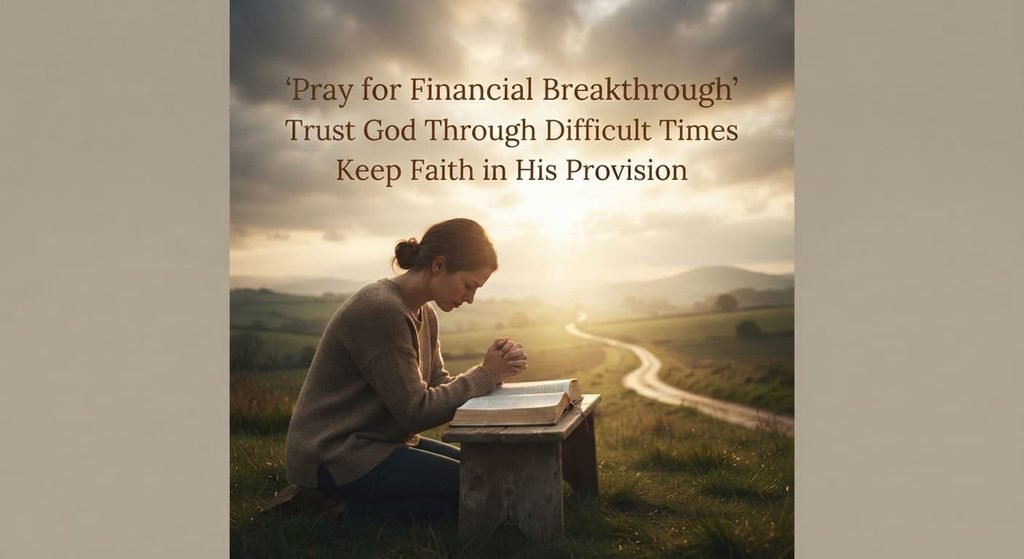 Prayer for financial breakthrough and God's provision