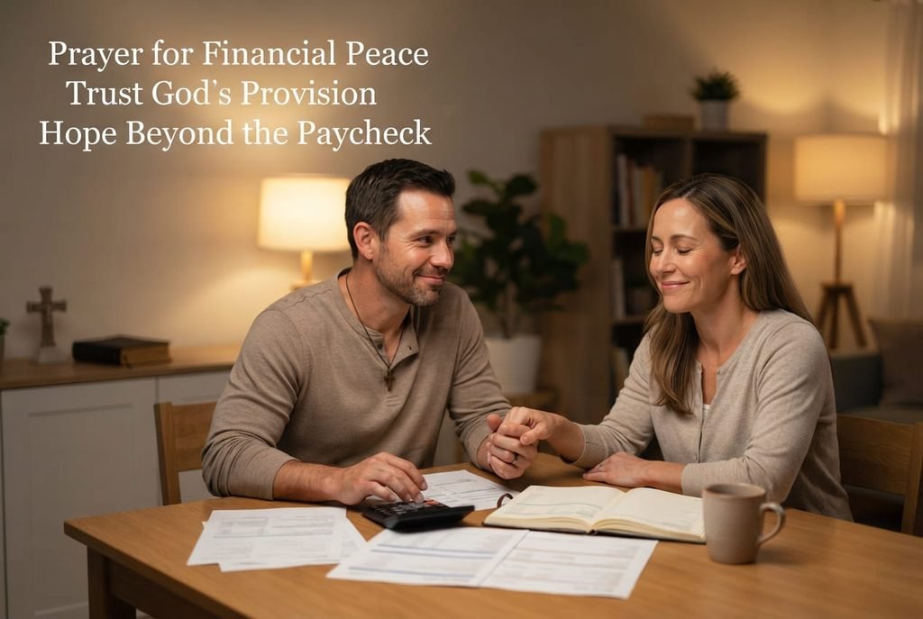 Prayer for financial peace and God's provision