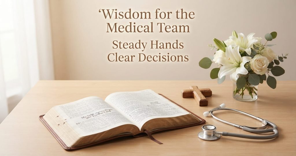 Prayer for doctors and medical team before surgery