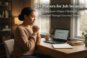 30+ prayers for job security, protection and peace