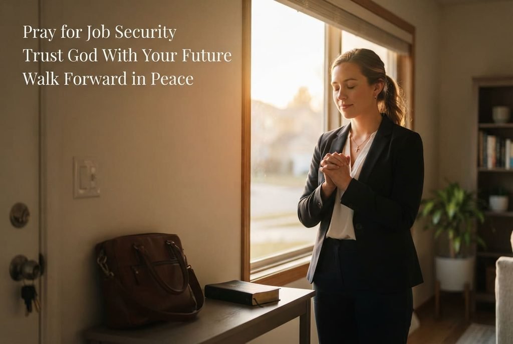 Short prayer for job security and peace