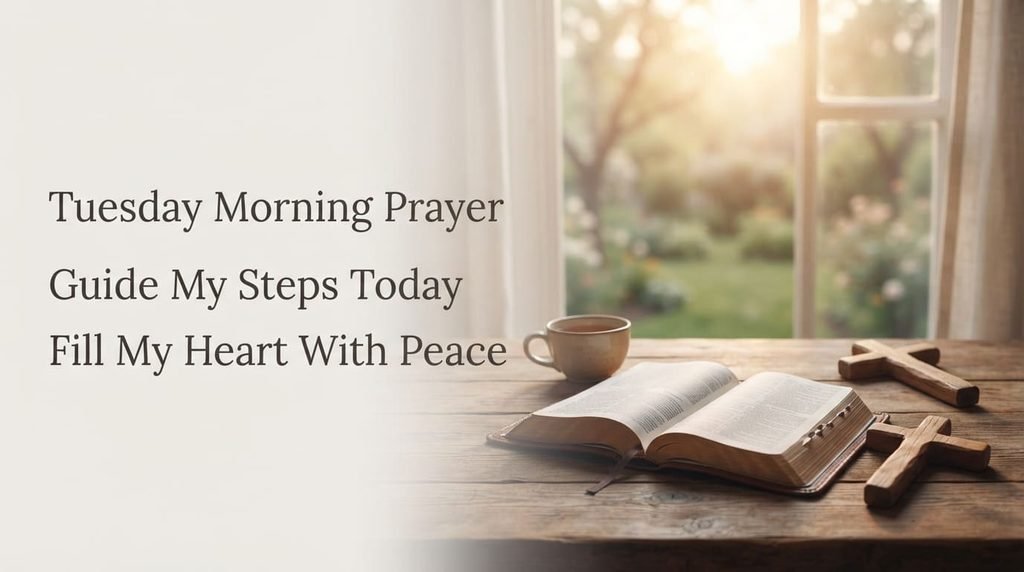 Tuesday morning prayer for peace and guidance