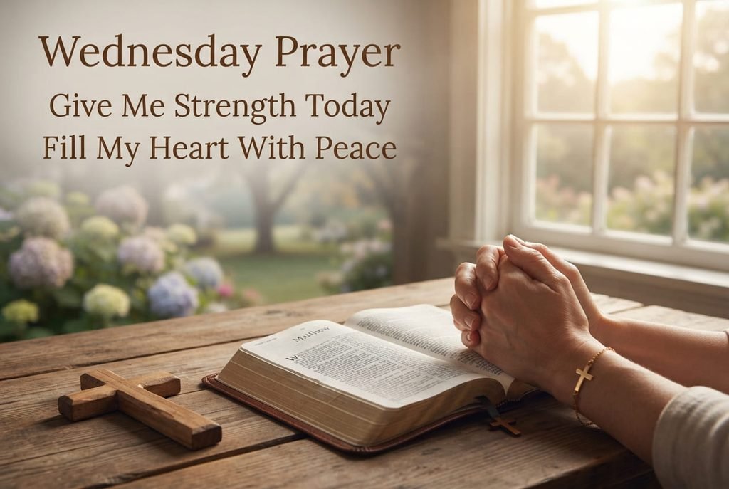 Wednesday prayer for peace strength and guidance