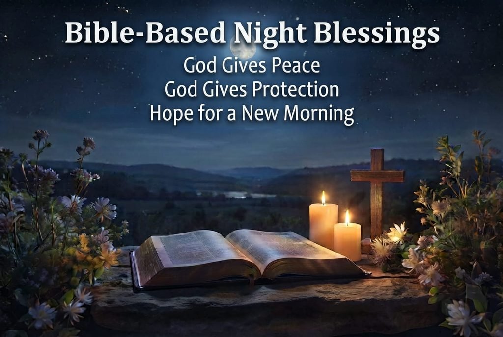 Bible-based good night blessings for peace and protection
