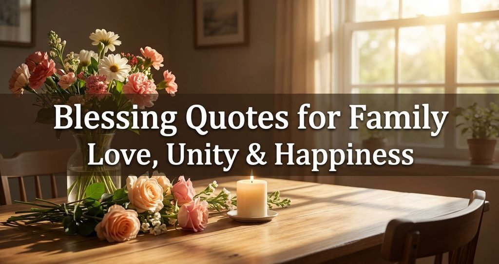 Blessing quotes for family, love, unity and happiness