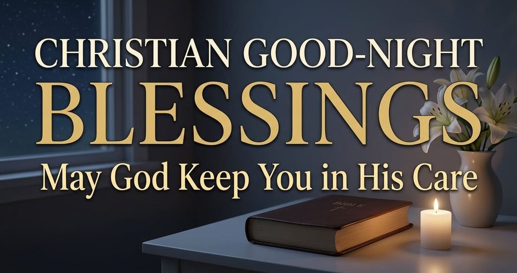 Christian good-night blessings for faith and comfort