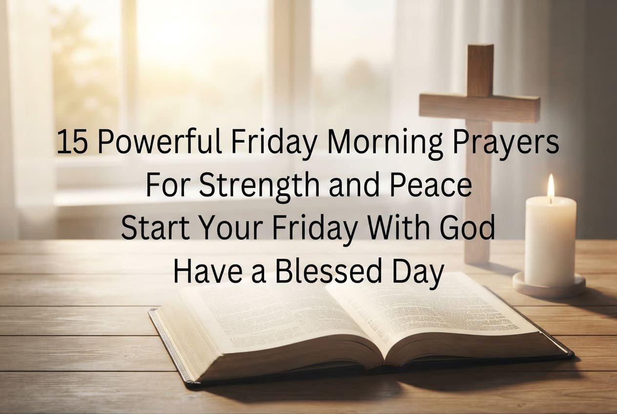 15 powerful Friday morning prayers for a blessed day