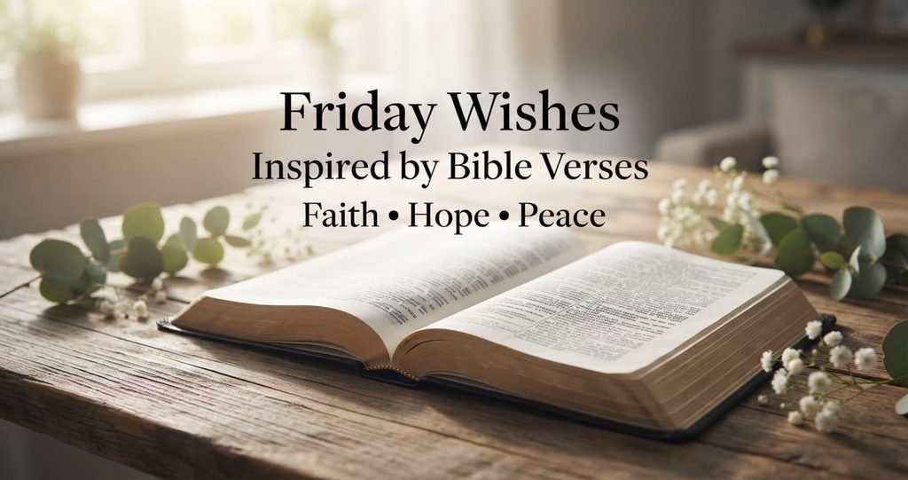 Friday wishes inspired by Bible verses