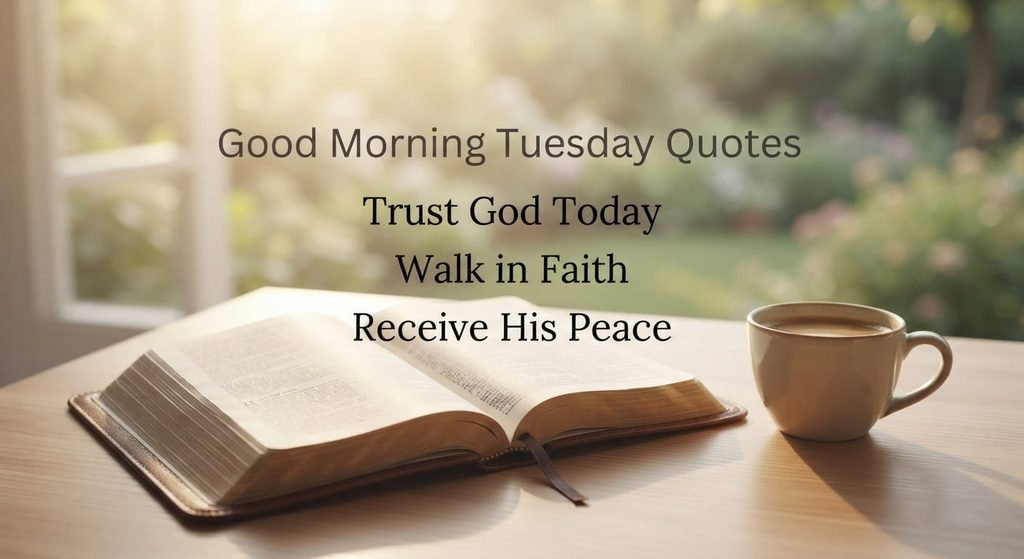 Good Morning Tuesday Quotes with faith and blessings