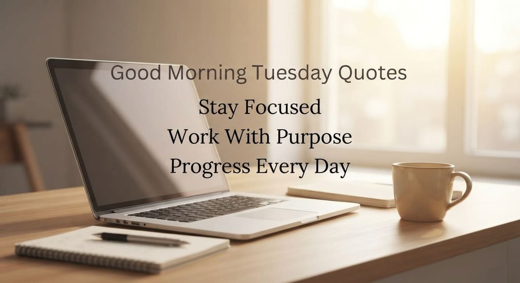 Good Morning Tuesday Quotes for work and productivity