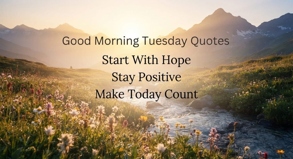 Tuesday morning quotes