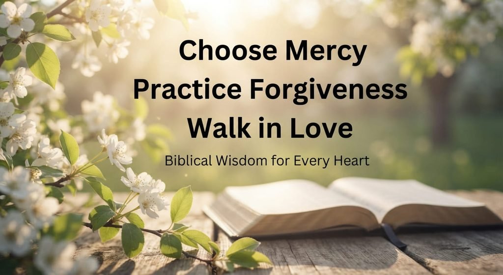 Bible verses about mercy, forgiveness, compassion, and judging others