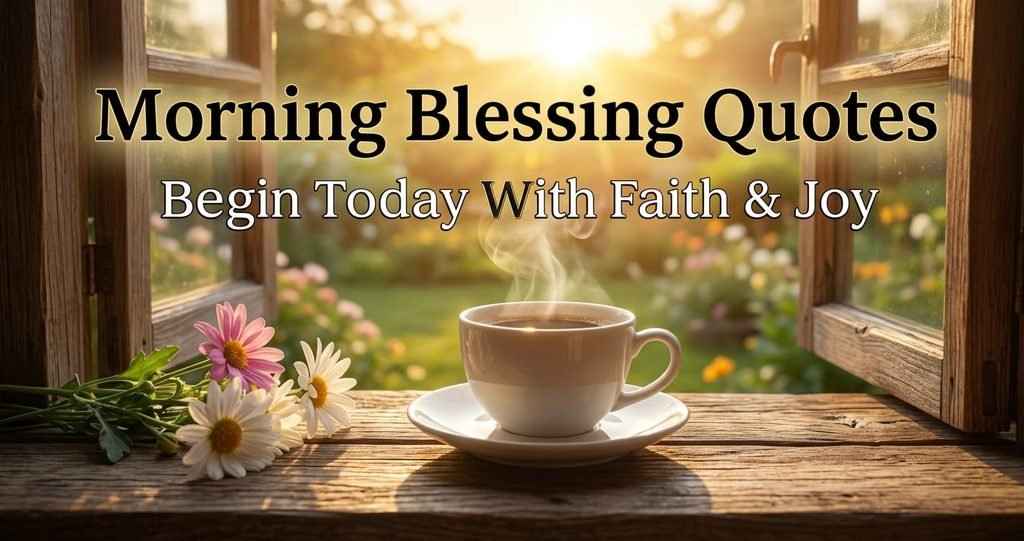 Morning blessing quotes to begin the day with faith and joy