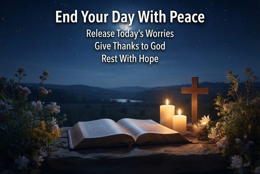 peaceful good night blessings for rest and hope