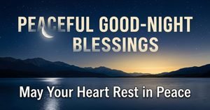 good night blessings prayers quotes