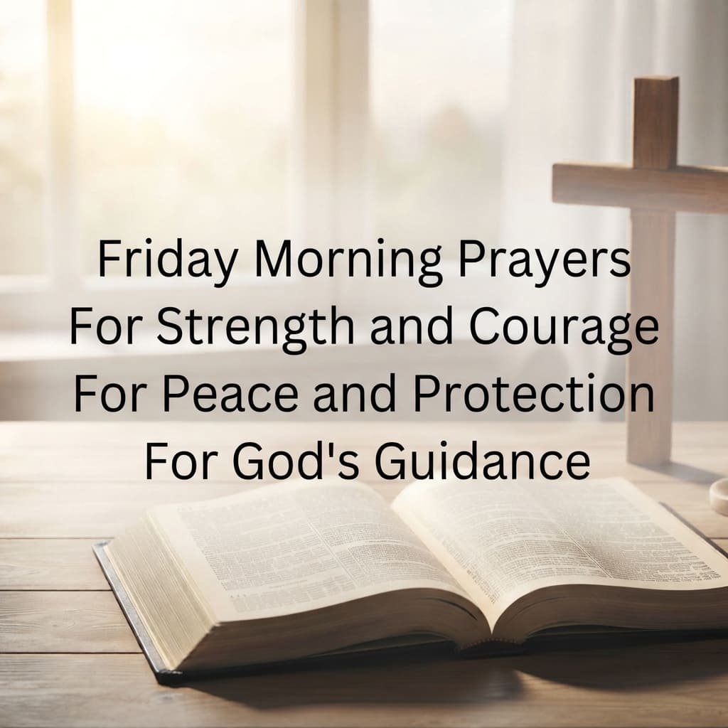 powerful Friday morning prayers for strength peace and protection