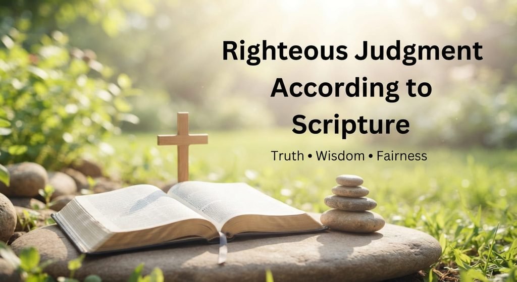Righteous judgment Bible verses about truth, wisdom, fairness, and discernment