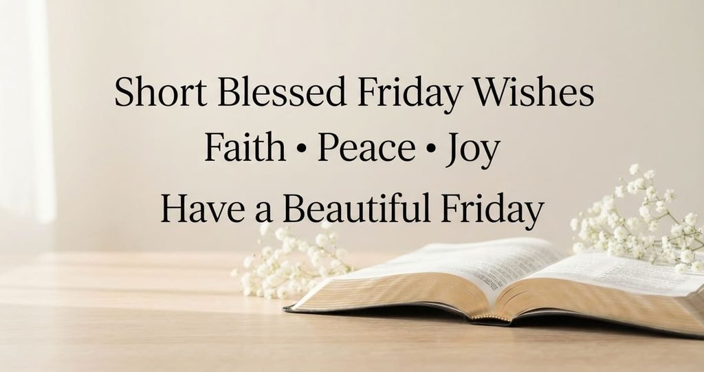 short blessed Friday wishes for faith peace and joy