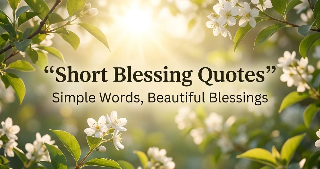 Short blessing quotes for everyday inspiration and gratitude