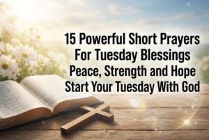 15 powerful short prayers for Tuesday blessings