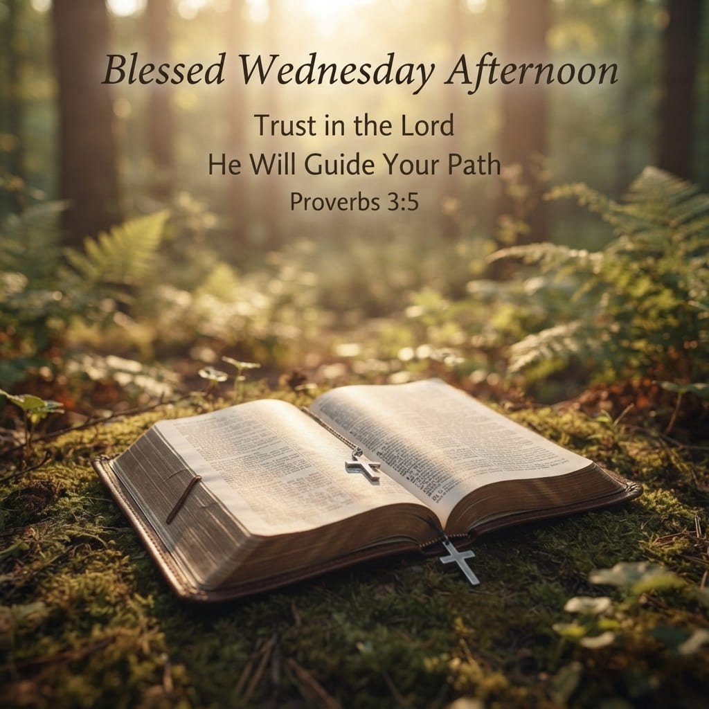Bible verse for a blessed Wednesday afternoon