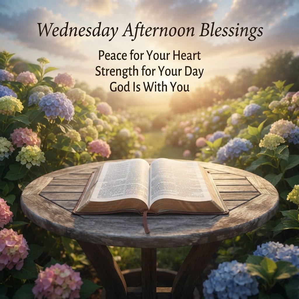 Wednesday afternoon blessings for a peaceful and blessed day